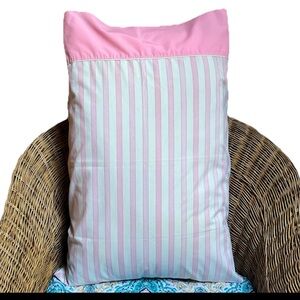 Cannon Royal Family Vintage Percale Pink White Striped 30 x 21 Pillow Cases